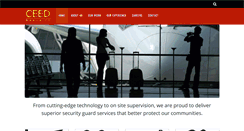 Desktop Screenshot of ceedsecurity.com