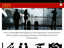 Tablet Screenshot of ceedsecurity.com